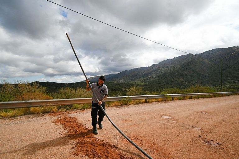 Suspendieron una conexión clandestina reincidente en el dique Piscu