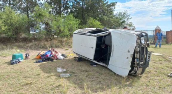 Tres mujeres sufrieron un accidente en la Autopista Serranías Puntanas