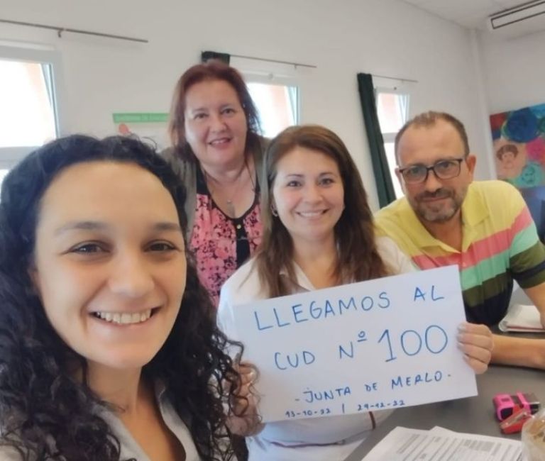 El hospital de Merlo entregó el Certificado Único de Discapacidad número 100