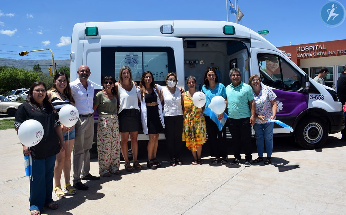 Villa Larca y Villa de Merlo con nuevas ambulancias