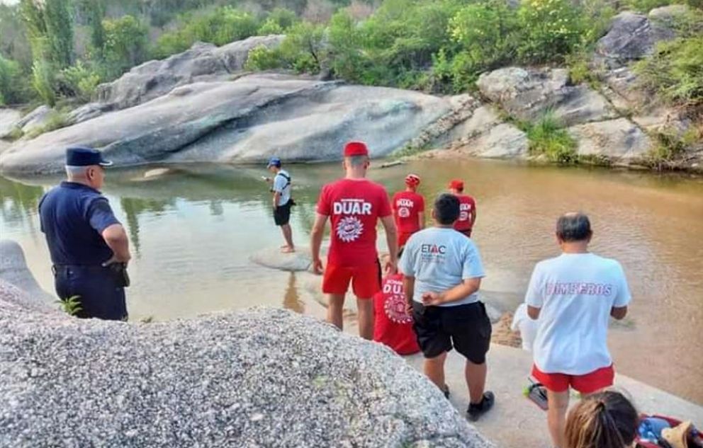 Un hombre de Merlo se ahogó mientras se bañaba en un río de Traslasierra