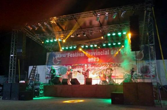Talita se lució con El Festival Provincial del Higo