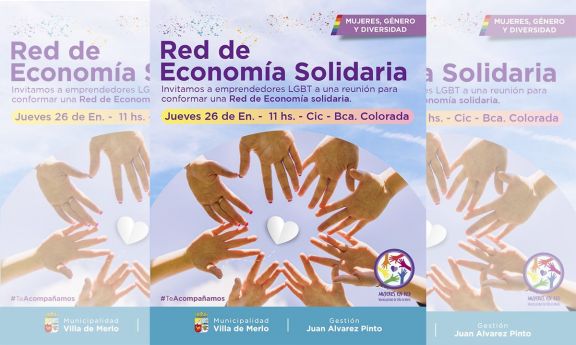 La Municipalidad de Merlo creará la Red de Economía Solidaria para emprendedores LGBT