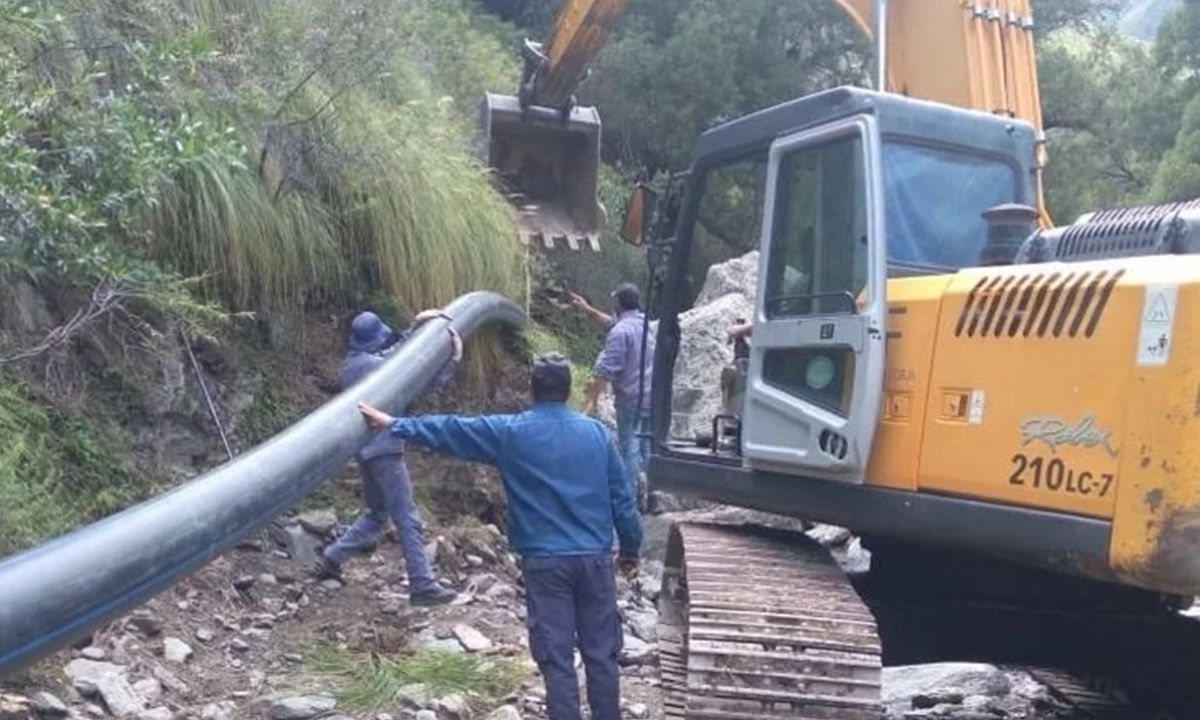 Afirman que las obras hídricas del arroyo Cerro de Oro terminarán en mayo