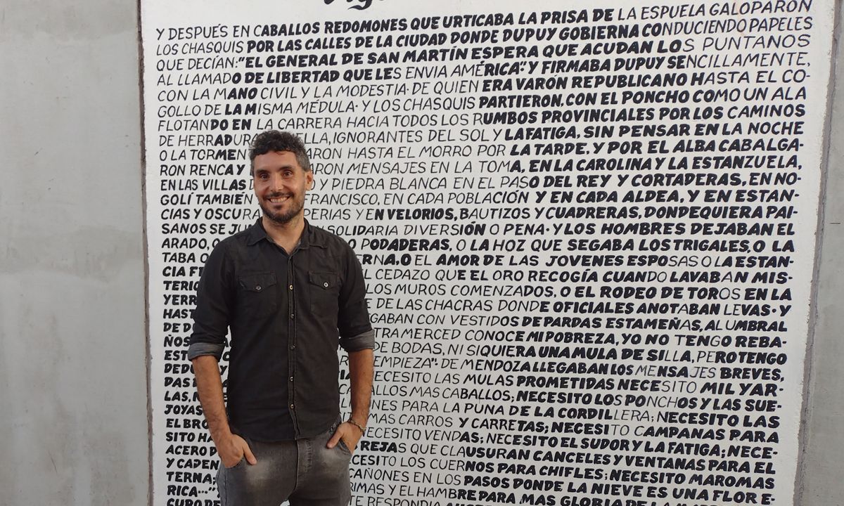Periodistán estuvo en Merlo presentando su nuevo libro 