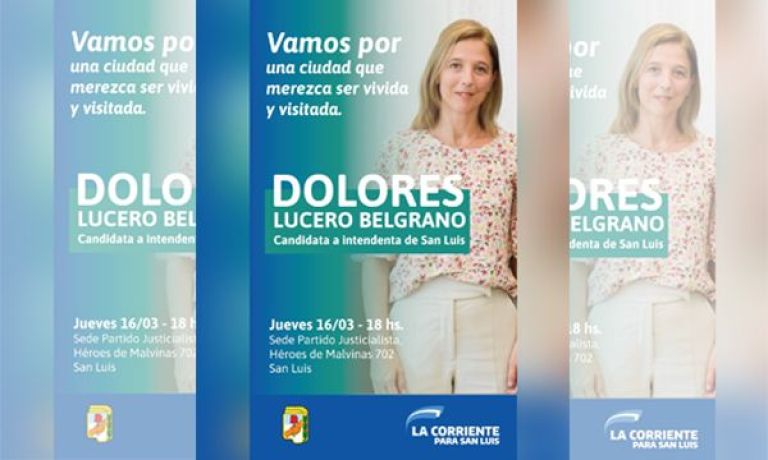 Dolores Lucero Belgrano se lanzó como candidata a Intendenta de San Luis