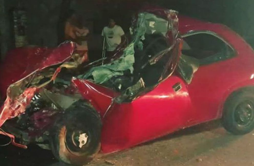 Murió un hombre en un choque entre un camión y un auto en Carpintería