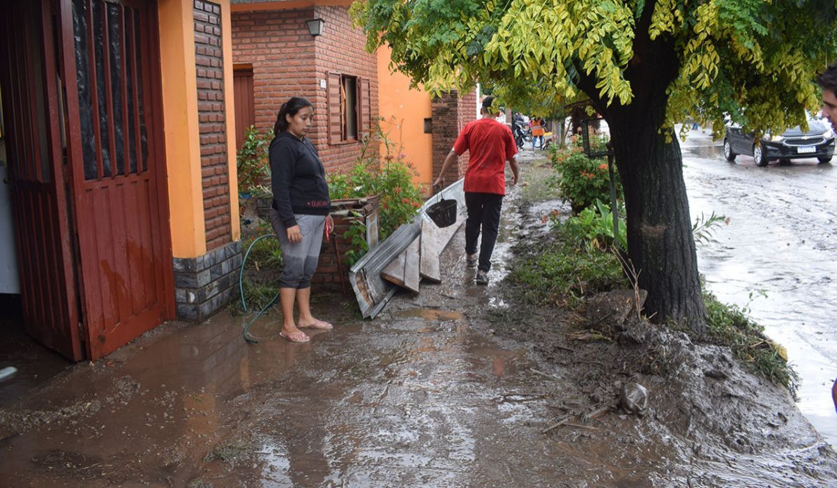 Vecino del Barrio Norte: "El agua nos llegó casi a las rodillas"