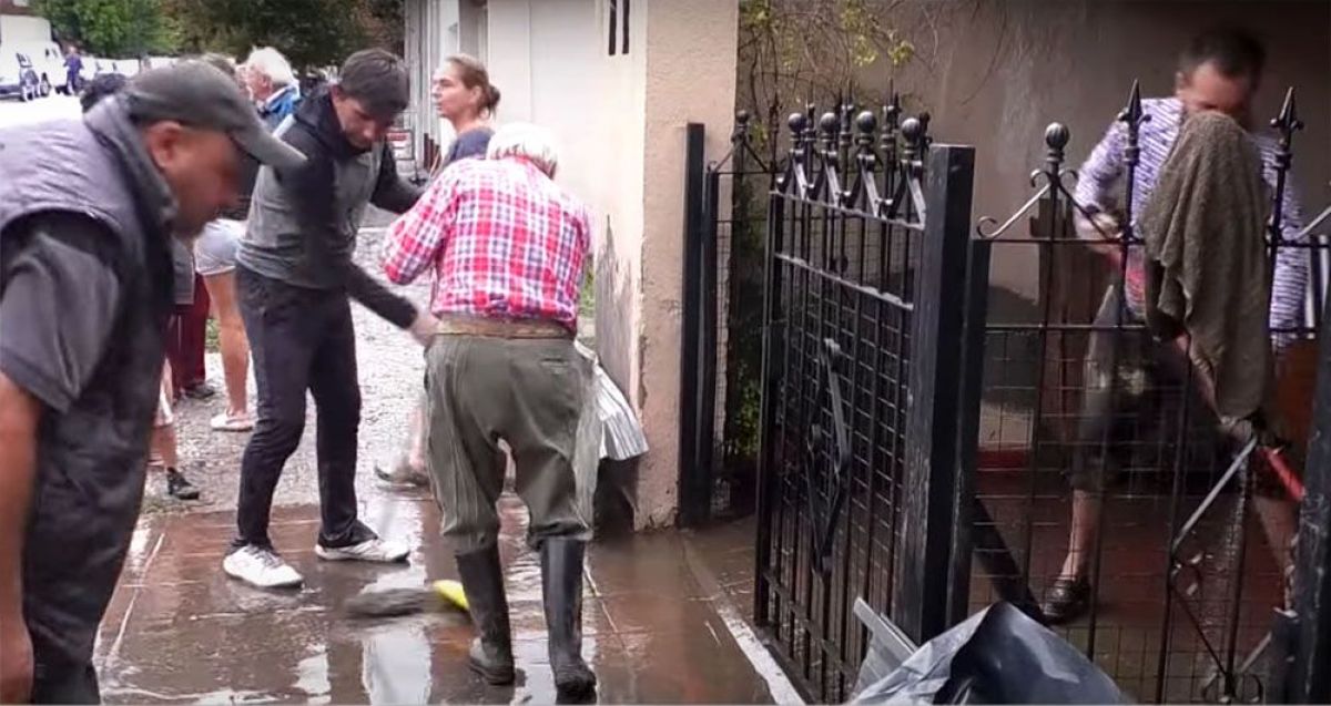 Inmensos gestos de solidaridad de la ciudadanía de Merlo para las familias afectadas por el temporal