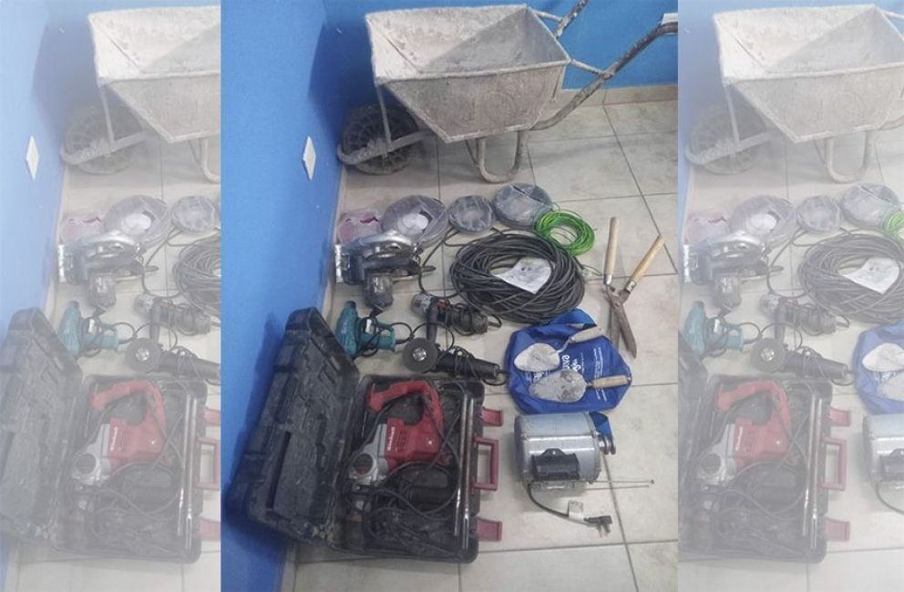 Recuperaron elementos robados de obras en construcción
