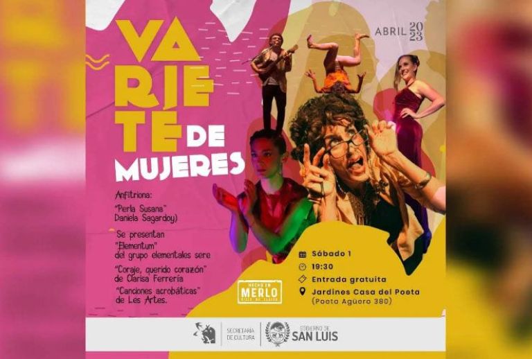 Este sábado llega una Varieté de teatro y danza en el Ciclo “Hecho en Merlo”