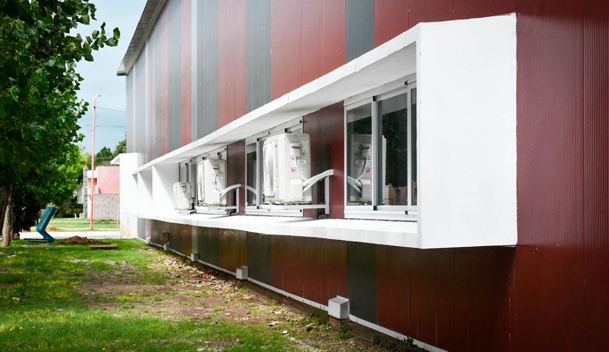 El nuevo edificio de la UPrO en San Martín en su etapa final