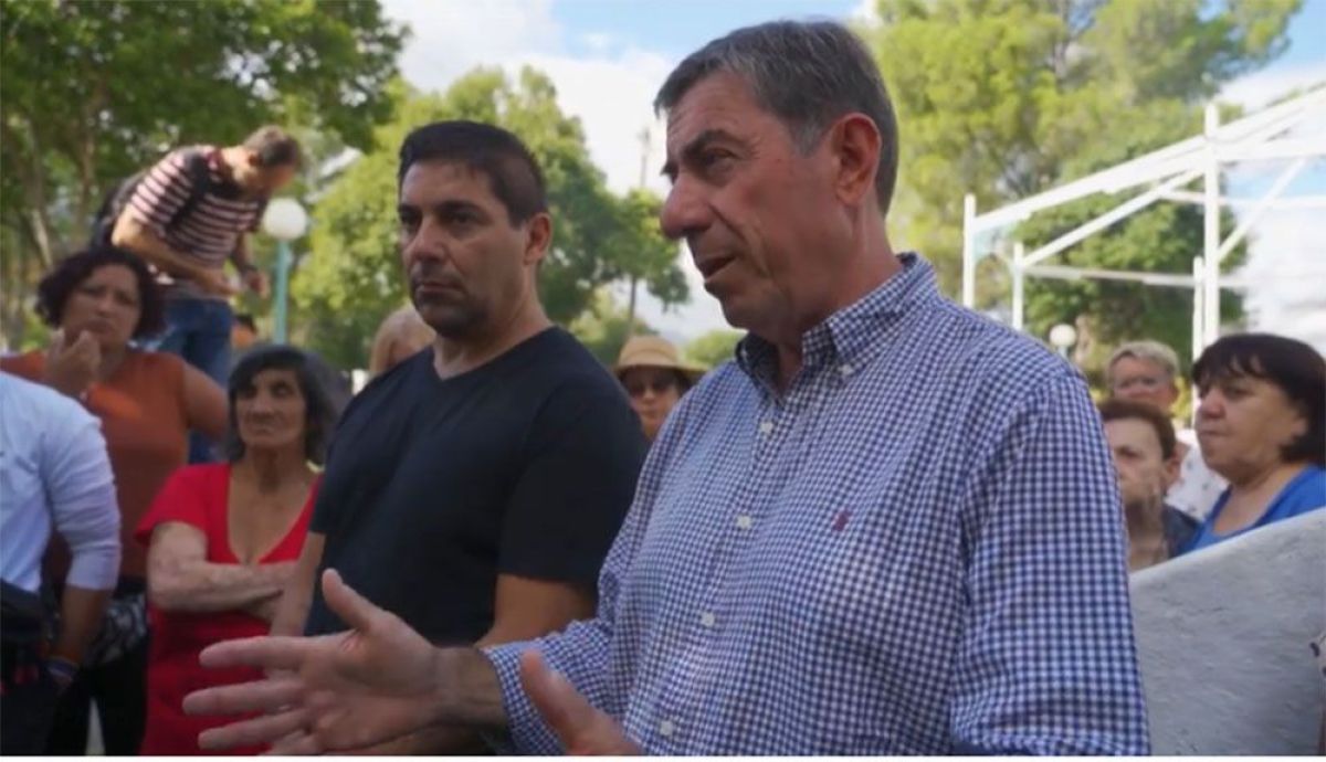 Jorge "Gato" Fernández visitó Merlo y dialogó con vecinos y empresarios