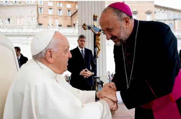 El Papa Francisco recibió a Monseñor Barba en El Vaticano