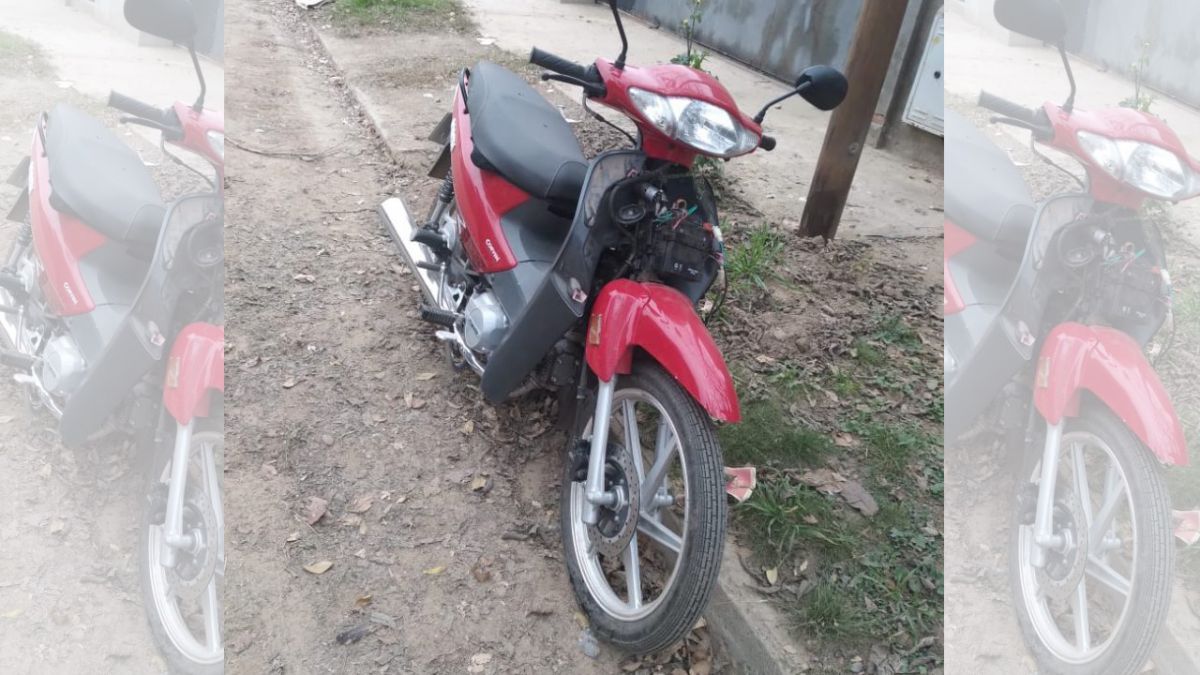 La Policía recuperó una moto que había sido robada en Merlo