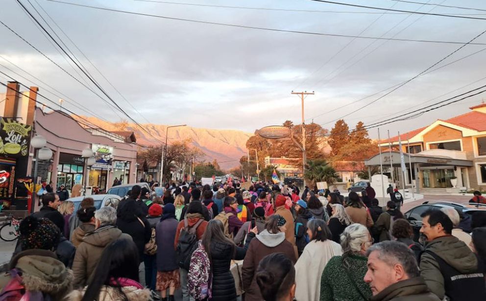 Merlo, San Luis y Villa Mercedes marcharon contra la represión en Jujuy